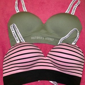 Victoria’s Secret Wireless Push-up Bras Large